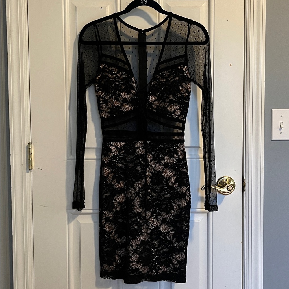 Sexy-Sophisticated Black Lace Dress